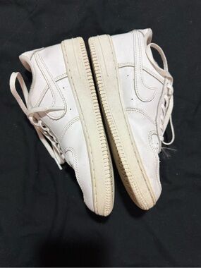 Nike Air Force 1 Low-top white on white sneakers